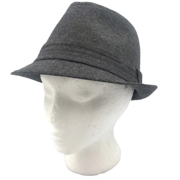 Granule Gray Fedora Hat - Picture 1 of 8